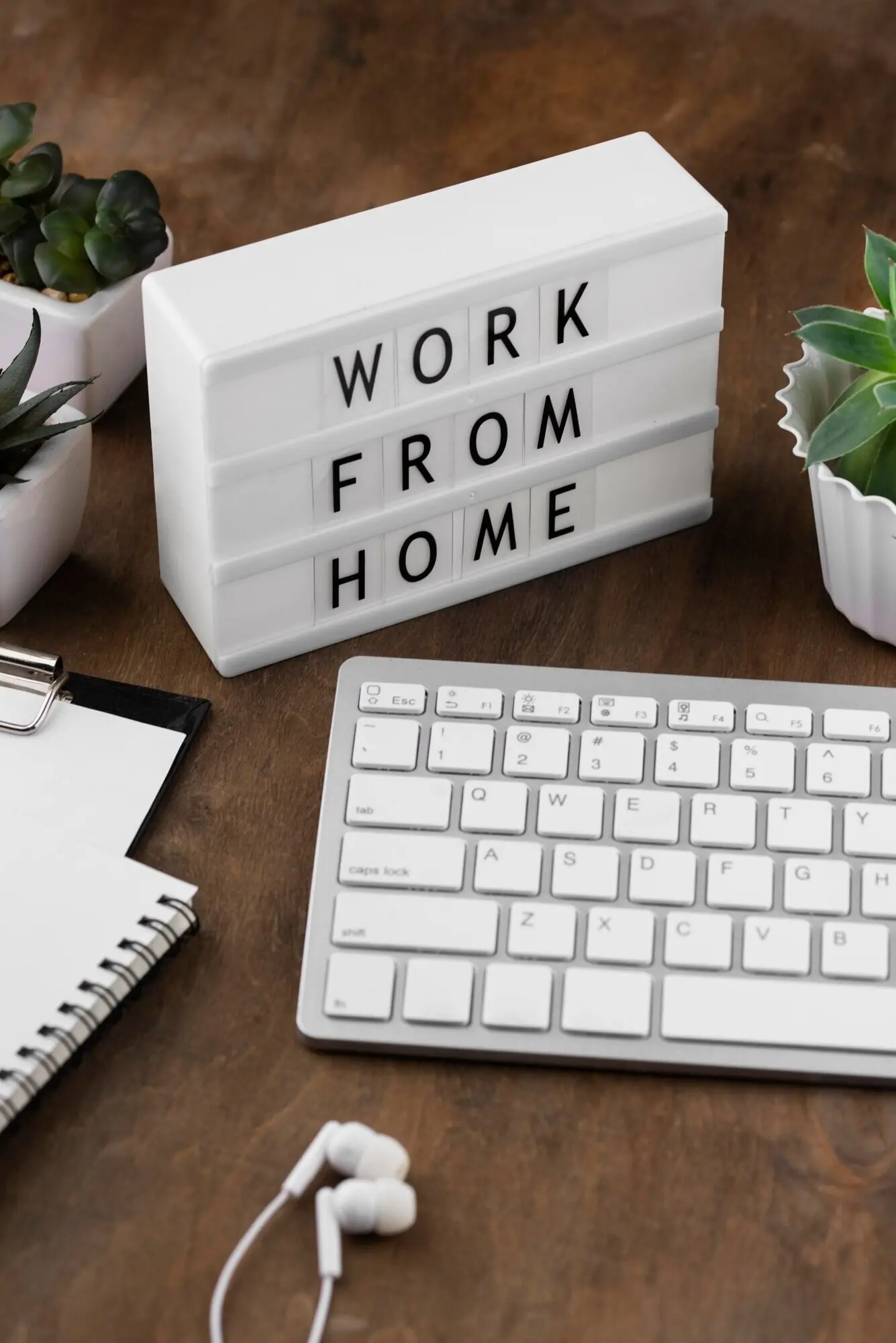 Work message regarding the lightbox arrangement